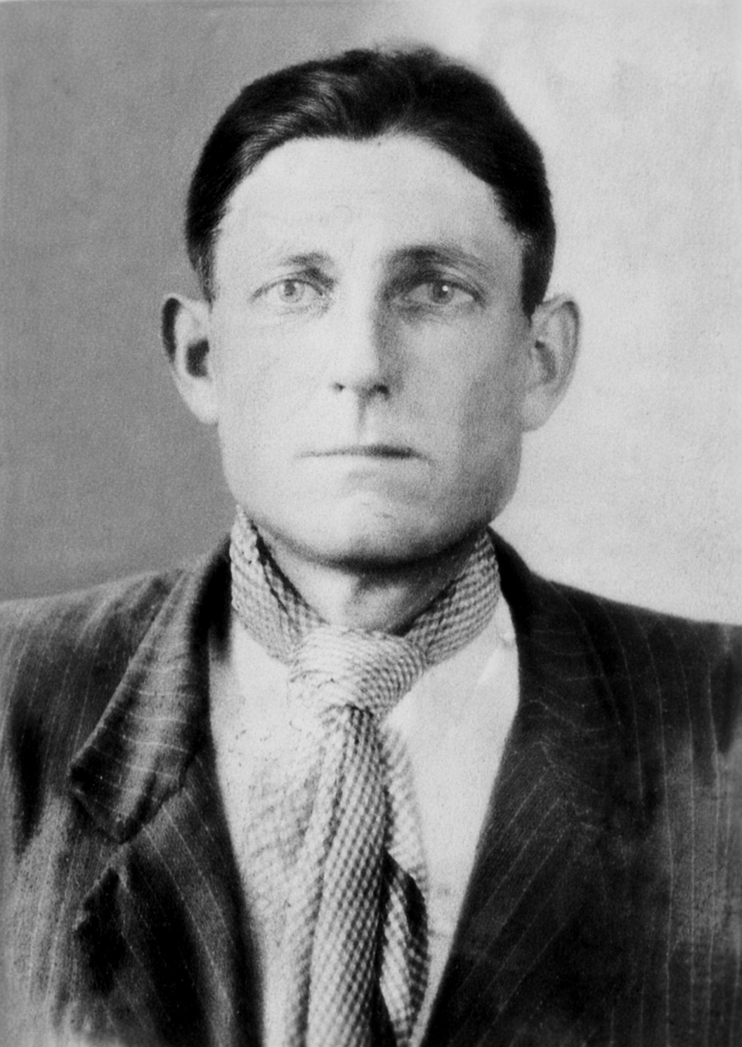 Retrato em preto e branco de Nono Vicente Fontanella